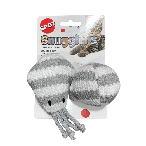 Spot Snugglers Squid & Ball Assorted Cat Toy