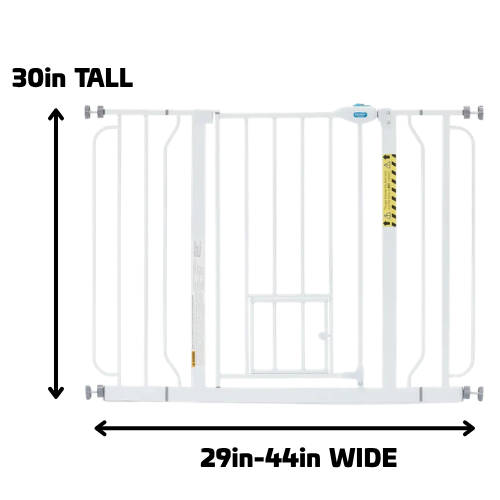 Carlson Extra Wide Pet Gate 30"H x 29"-44"W