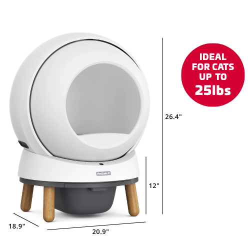 PetSafe ScoopFree SmartSpin Automatic Litter Box White