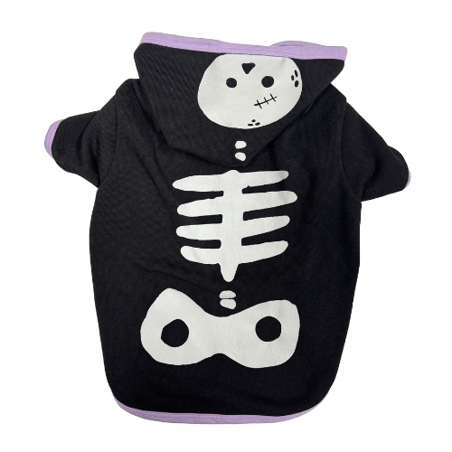 Skeleton Halloween Hoodie XL 23"