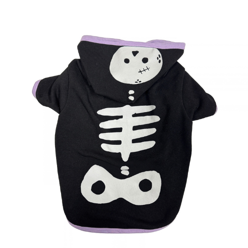 Skeleton Halloween Hoodie M 15"