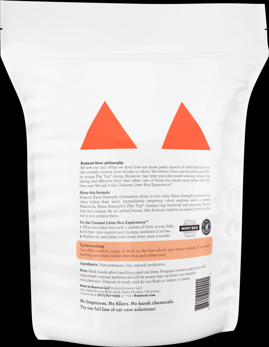 Boxiecat Extra Strength Premium Clumping Clay Cat Litter 16#