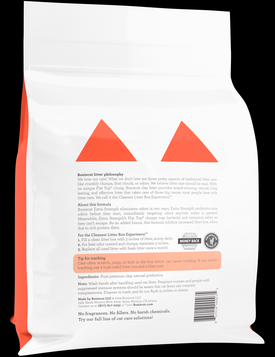 Boxiecat Extra Strength Premium Clumping Clay Cat Litter 28#