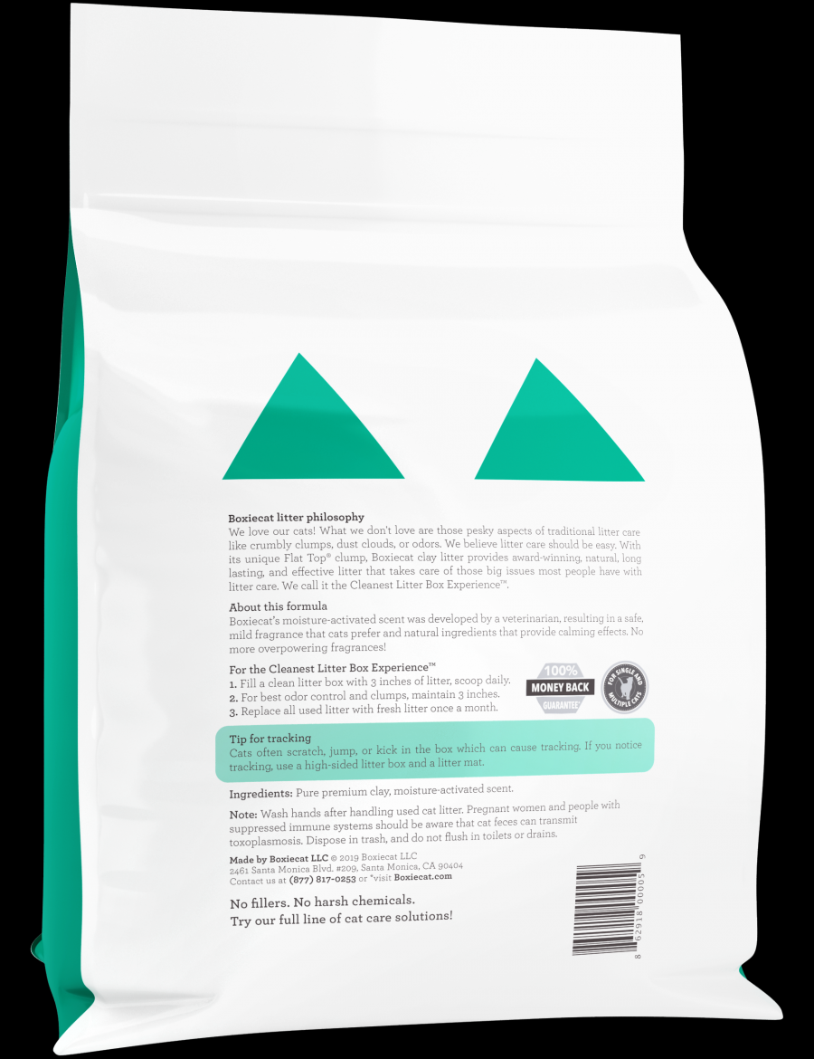 Boxiecat Gently Scented Premium Clumping Clay Cat Litter 28#