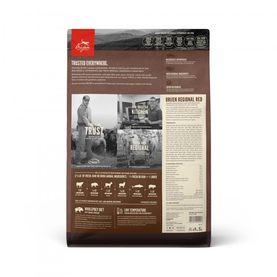 Orijen Dog Regional Red Recipe 4.5#