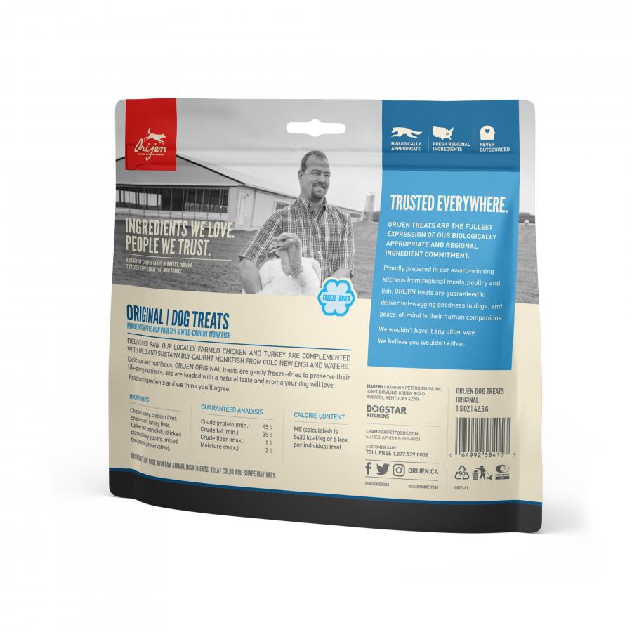 Orijen Original Dog Treats Freeze-Dried 1.5oz