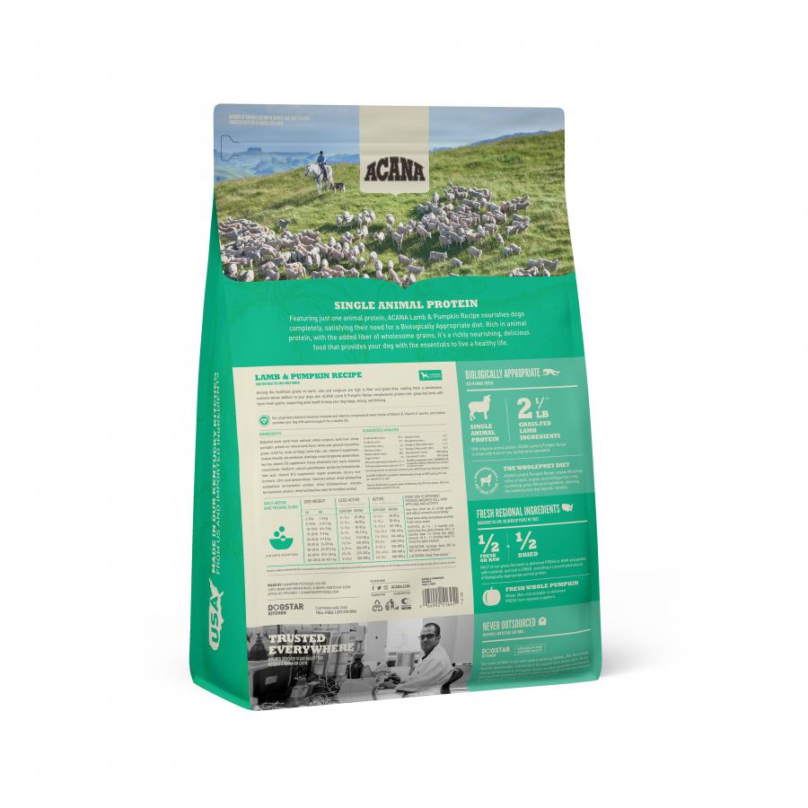 Acana Dog Wholesome Grains Singles Lamb Pumpkin 4#