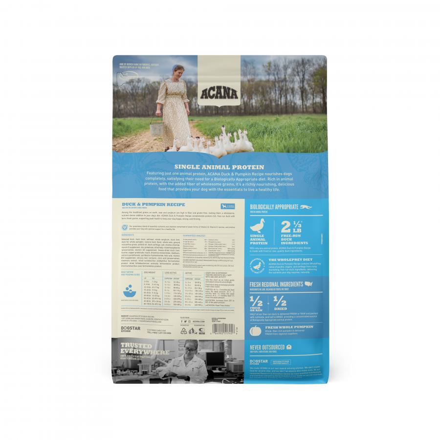 Acana Dog Wholesome Grains Singles Duck Pumpkin 4#