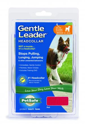 PetSafe Gentle Leader Quick Release Dog Harness Medium Red