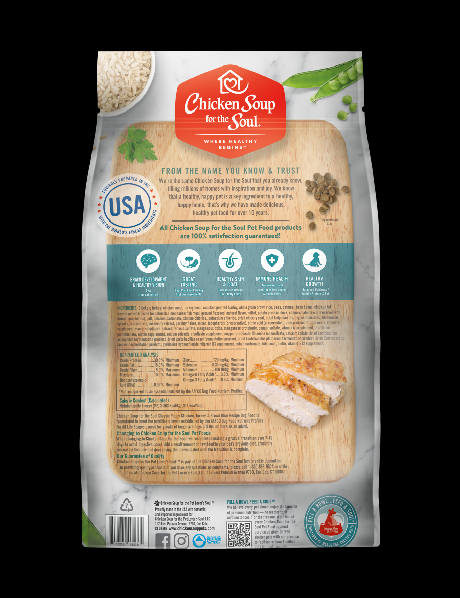 Chicken Soup Puppy Chicken Turkey & Rice 4.5#