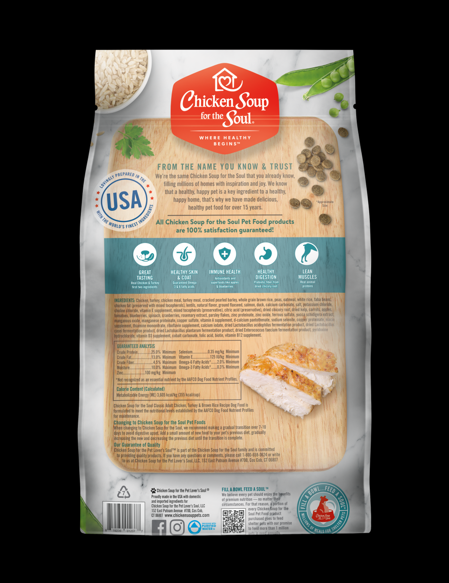 Chicken Soup Dog Chicken Turkey & Rice 28#