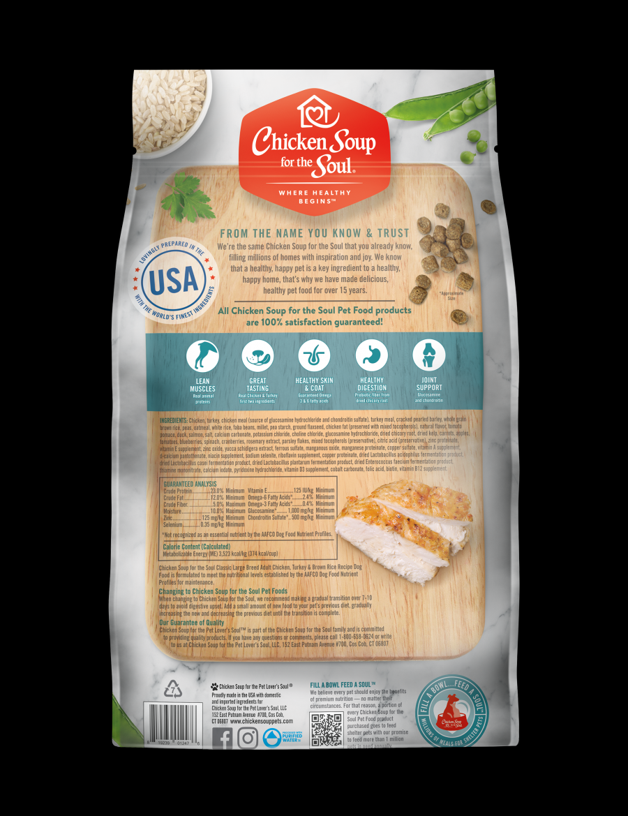 Chicken Soup Dog Large Breed Chicken Turkey & Rice 28#