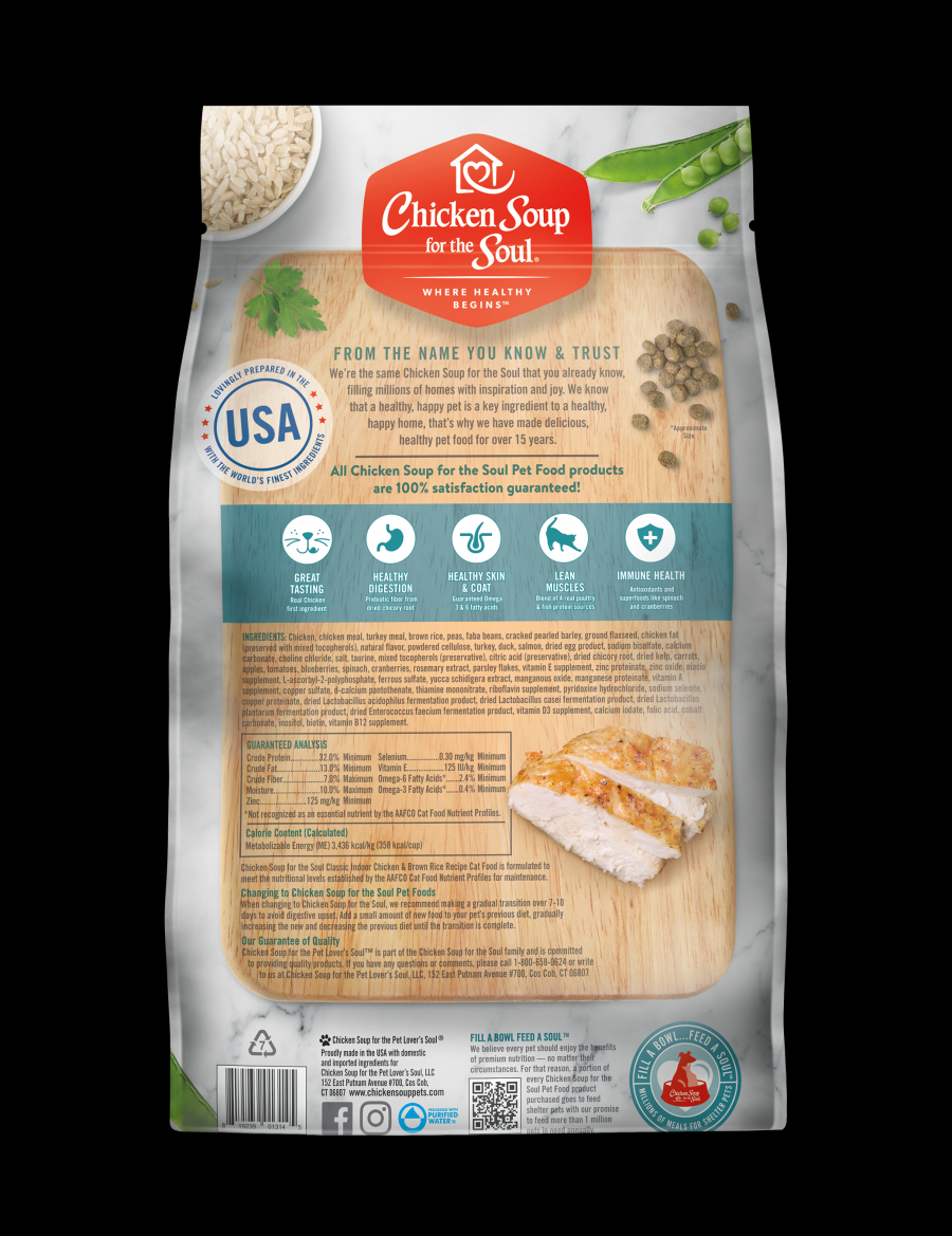 Chicken Soup Indoor Cat Chicken & Brown Rice 4.5#