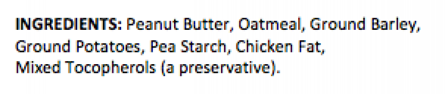 Chicken Soup Crunchy Bites Dog Treats Peanut Butter12oz