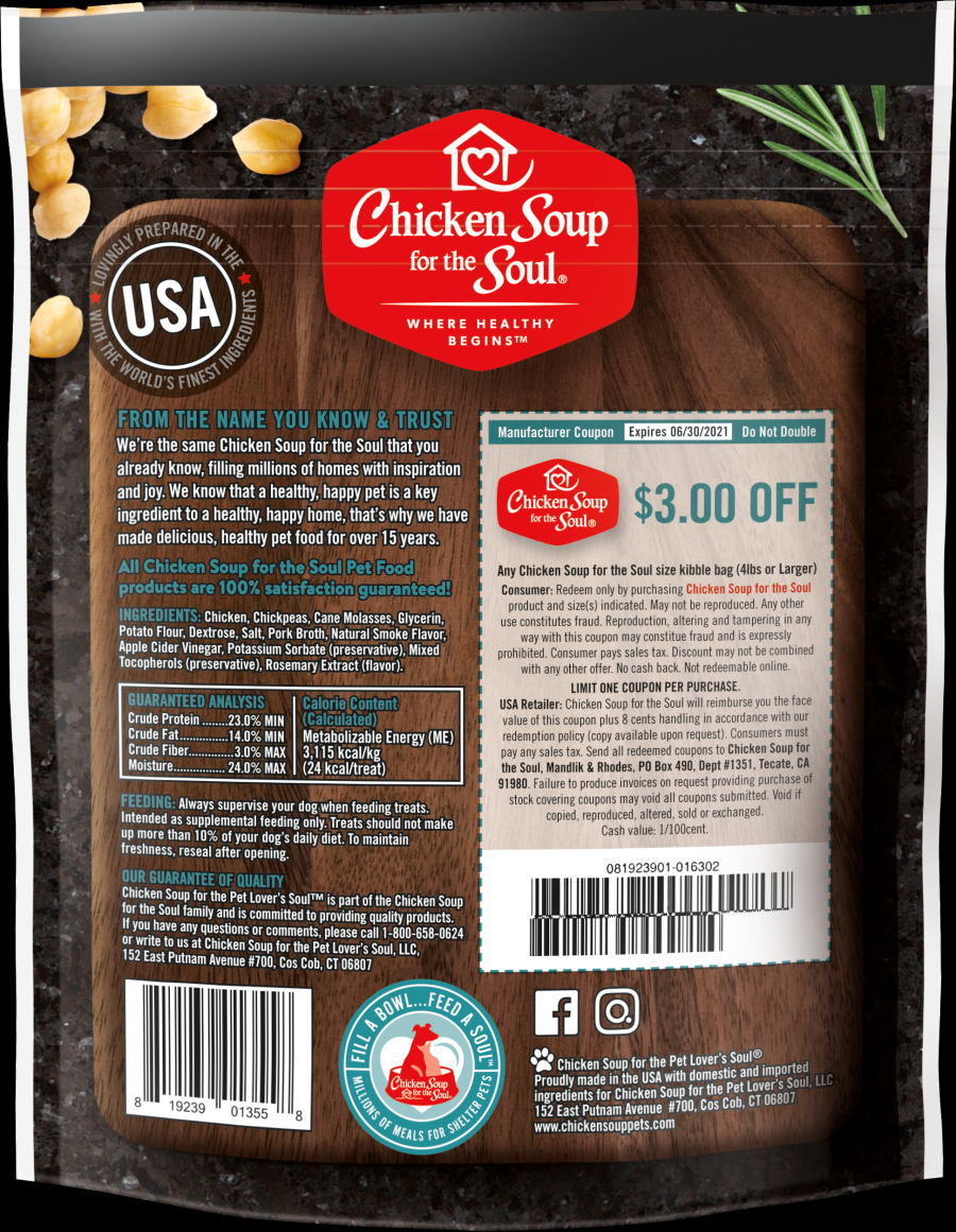 Chicken Soup Savory Sticks Dog Treats Chicken 4.5oz