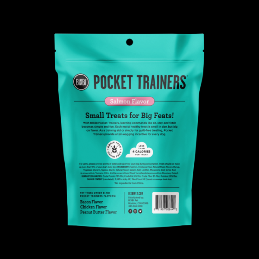Bixbi Pocket Trainers Dog Treats Salmon 6oz