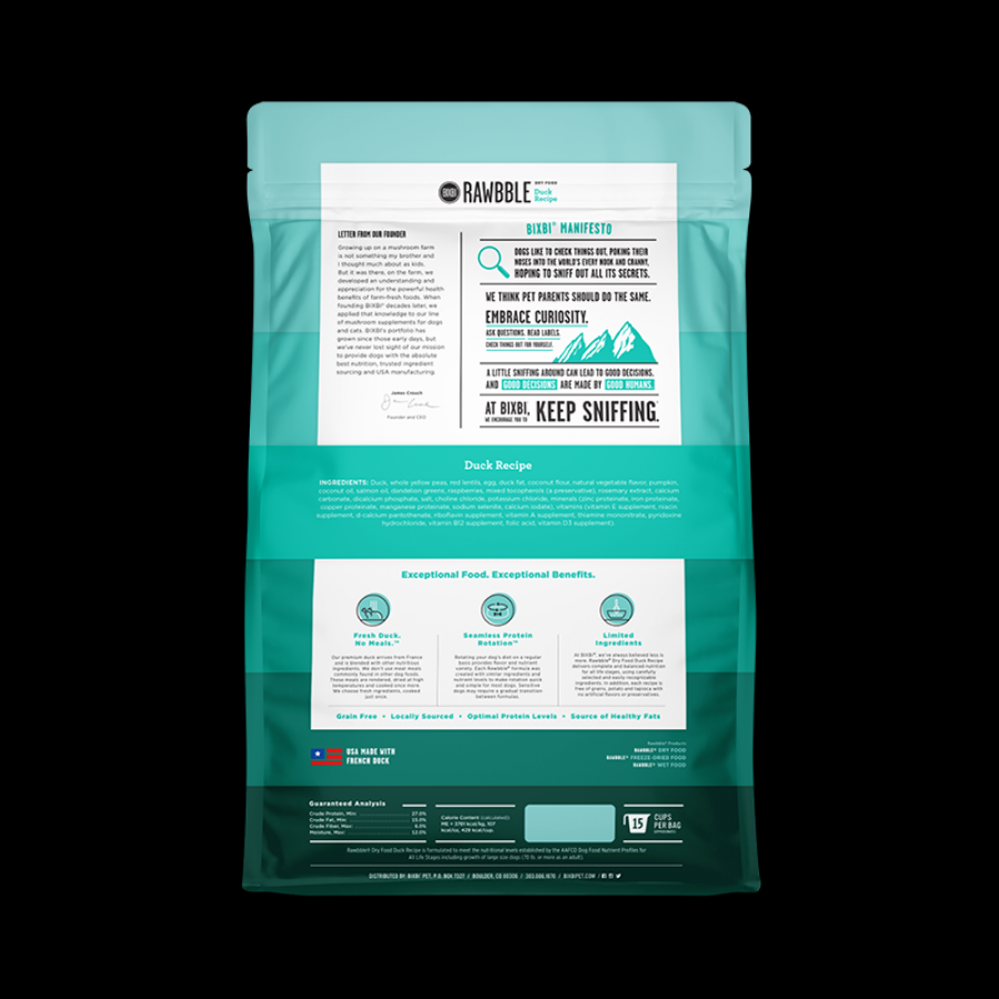 Rawbble Dog Duck Recipe 4#