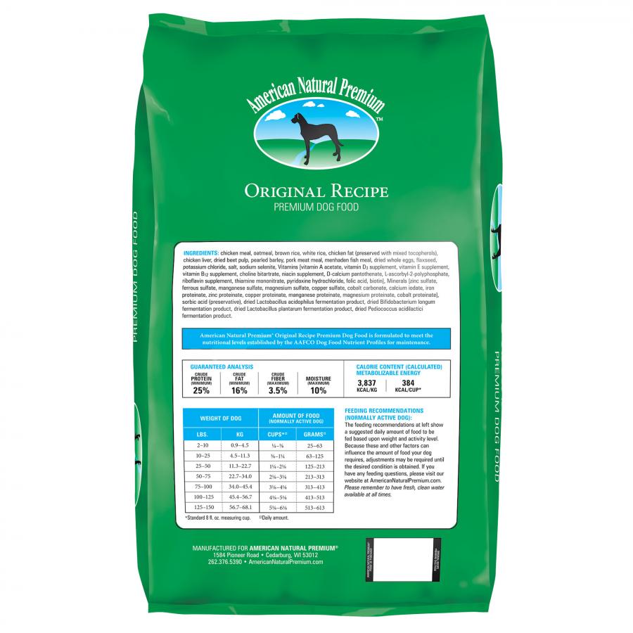 American Natural Premium Dog Original Adult 4#