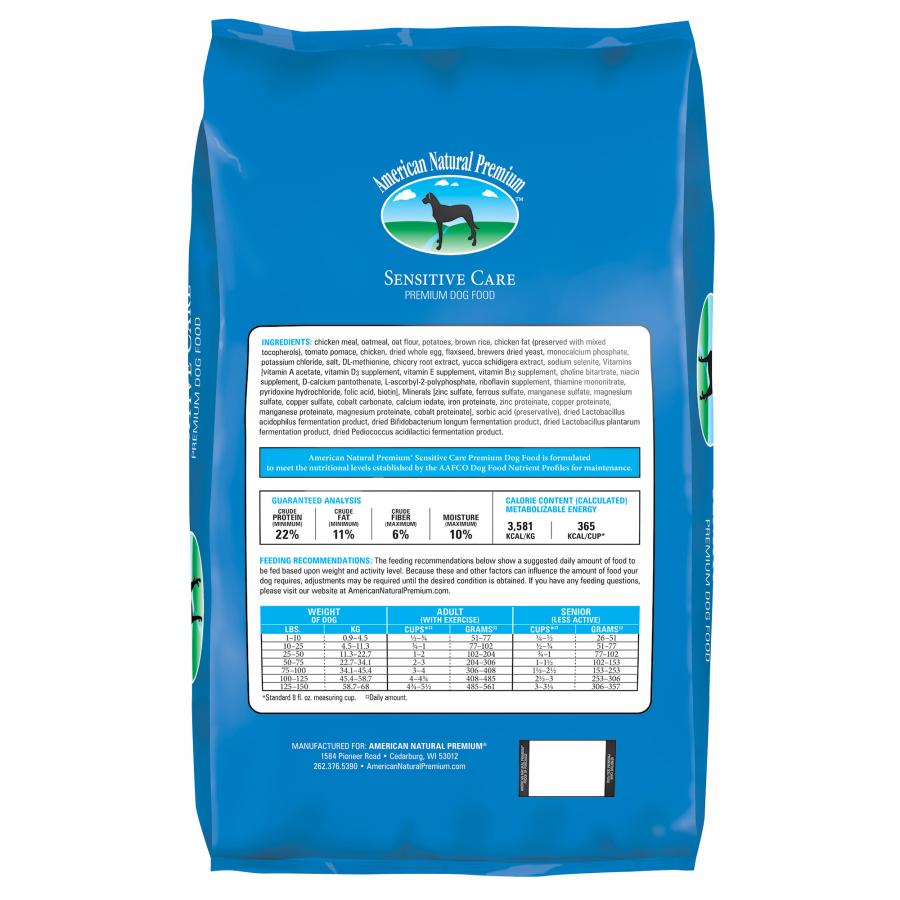 American Natural Premium Dog Sensitive Care 33#
