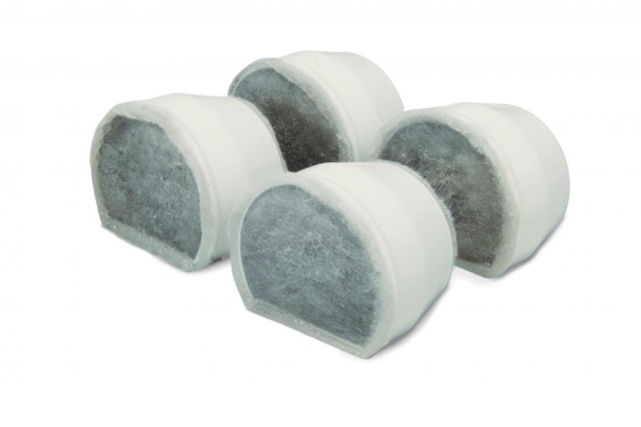 PetSafe Drinkwell Single Cell Carbon Replacement Filters 1.25'' 4 Pack